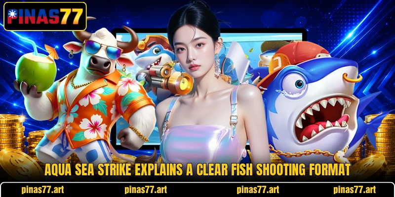 Aqua Sea Strike explains a clear fish shooting format Aqua Sea Strike explains a clear fish shooting format