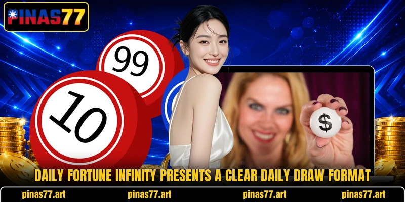 Daily Fortune Infinity presents a clear daily draw format Daily Fortune Infinity presents a clear daily draw format