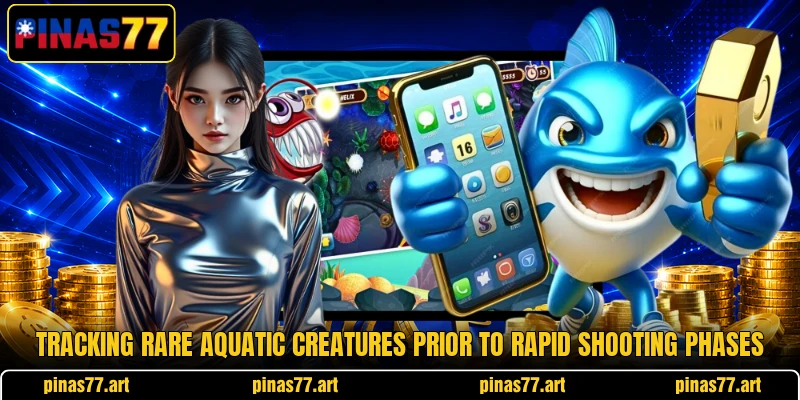 Tracking rare aquatic creatures prior to rapid shooting phases Tracking rare aquatic creatures prior to rapid shooting phases