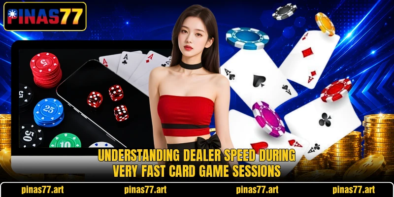 Understanding dealer speed during very fast card game sessions Understanding dealer speed during very fast card game sessions